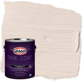 Glidden 191894920724 Exterior Paint Primer Peach/sandy Beach Coat Semi-gloss 1-gallon
