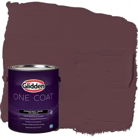Glidden 191894932659 Exterior Paint Primer Red/gooseberry Coat Satin 1-gallon