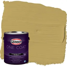 Glidden 191894932864 Exterior Paint Primer Yellow /shutter Bug Coat Satin 1 G