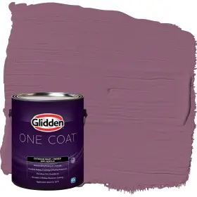 Glidden 191894932932 Exterior Paint Primer Purple/victorian Plum Coat Satin 1-gallon