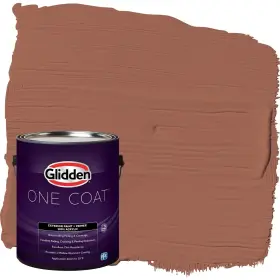 Glidden 191894932956 Exterior Paint Primer Orange/warm Up Coat Satin 1-gallon