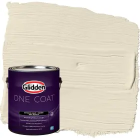 Glidden 191894933731 Exterior Paint Primer White/navajo White Coat Flat 1 Gallon