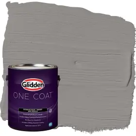 Glidden 191894936084 Exterior Paint Primer Gray/antique Silver Coat Flat 1-gallon