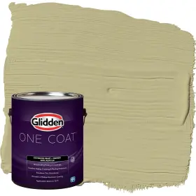 Glidden 191894936350 Exterior Paint Primer Sage/cress Green Coat Flat 1-gallon Glidden 191894936350 Exterior Paint Primer Sage/cress Green Coat Flat 1-gallon