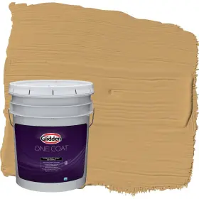 Glidden 191894936510 Exterior Paint Primer Brown/good Life One Coat Flat 1-gallon