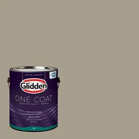 Glidden 191894936985 Exterior Paint Primer Greige/stonehenge Greige Coat Flat 1-gallon