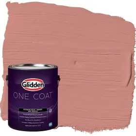Glidden 191894937005 Exterior Paint Primer Orange/sunstone Coat Flat 1-gallon