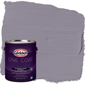 Glidden 191894937050 Exterior Paint Primer Purple/tin Lizzie Coat Flat 1-gallon Glidden 191894937050 Exterior Paint Primer Purple/tin Lizzie Coat Flat 1-gallon