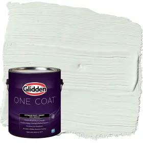 Glidden 191894939177 Exterior Paint Primer Green/cloudy Day Coat Satin 1-gallon