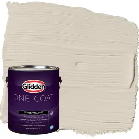 Glidden 191894939214 Exterior Paint Primer Greige/cool Concrete Coat Satin 1-gallon