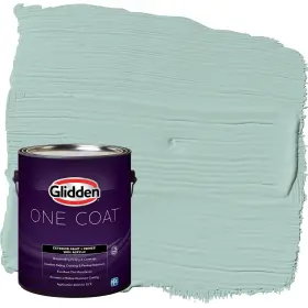 Glidden 191894939221 Exterior Paint Primer Teal/aqua /copenhagen Coat Satin 1