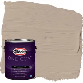 Glidden 191894939818 Exterior Paint Primer Brown/notorious One Coat Satin 1-gallon