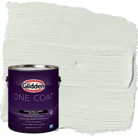 Glidden 191894939986 Exterior Paint Primer Teal/aqua /salty Breeze Coat Satin