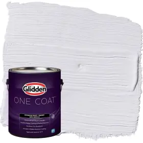 Glidden 191894940395 Exterior Paint Primer Purple/violet Echo Coat Satin 1-gallon
