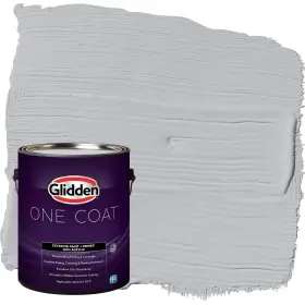 Glidden 191894940425 Exterior Paint Primer Gray/whirlwind One Coat Satin 1-gallon