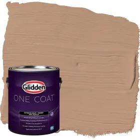 Glidden 191894942368 Exterior Paint Primer Orange/cool Clay Coat Satin 1-gallon