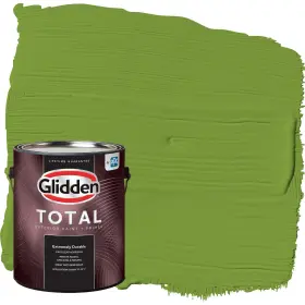 Glidden 191894942610 Exterior Paint Primer Green/harmonious Coat Satin 1-gallon