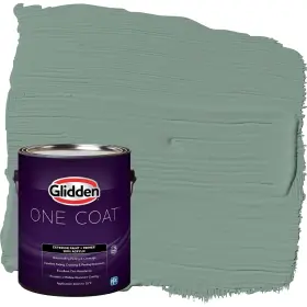 Glidden 191894942795 Exterior Paint Primer Teal/aqua /paradise Found Coat Sati