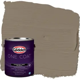 Glidden 191894942801 Exterior Paint Primer Greige/patches Coat Satin 1-gallon Glidden 191894942801 Exterior Paint Primer Greige/patches Coat Satin 1-gallon