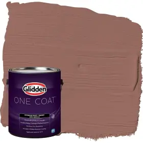 Glidden 191894966845 Exterior Paint Primer Brown/safari Brown One Coat Semi-gloss 1-gallon