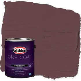 Glidden 191894968375 Exterior Paint Primer Red/chocolate Eclair Coat Semi-gloss 1-gallon