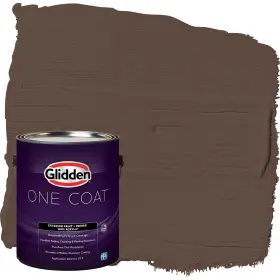 Glidden 191894968542 Exterior Paint Primer Brown/little Bear Coat Semi-gloss 1-gallon