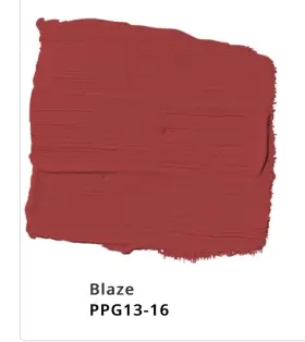 Glidden 193000689969 Fundamentals Interior Paint Blaze/red Semi-gloss Base 3 1 Gallon