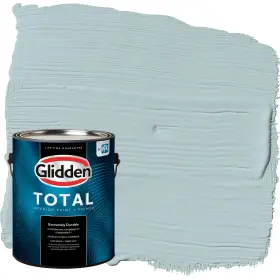 Glidden 193000779608 Total Interior Wall Paint And Primer All-in- Misty Surf/aqua Flat 1 Gallon