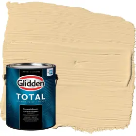 Glidden 193000780437 Total Interior Wall Paint And Primer All-in- Spice Is Nice/yellow Flat 1 Gallon