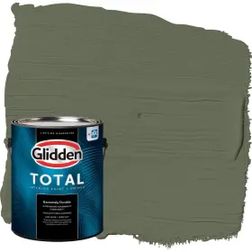 Glidden 193000781106 Total Interior Wall Paint And Primer All-in-one All About Olive/green Eggshel