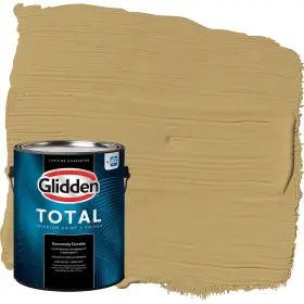 Glidden 193000781588 Total Interior Wall Paint And Primer All-in- Buffalo Hide/yellow Eggshell 1