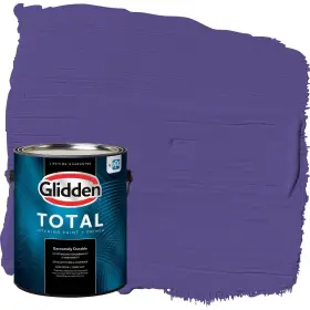 Glidden 193000782226 Total Interior Wall Paint And Primer All-in-one Eggplant/purple Eggshel