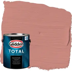 Glidden 193000784039 Total Interior Wall Paint And Primer All-in- Sunstone/pink Eggshell 1 Gallon