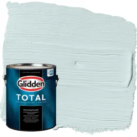 Glidden 193000784367 Total Interior Wall Paint And Primer All-in- Watery Blue/aqua Eggshell 1 Gallon