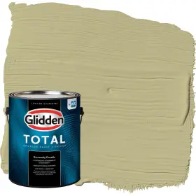 Glidden 193000785456 Total Interior Wall Paint And Primer All-in- Cress Green/green Semi-gloss 1