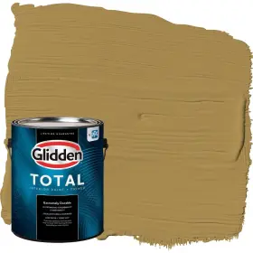 Glidden 193000785906 Total Interior Wall Paint And Primer All-in- Graceful Gazelle/yellow Semi-glo