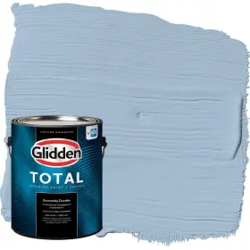 Glidden 193000786002 Total Interior Wall Paint And Primer All-in- Heavenly Blue/blue Semi-gloss 1