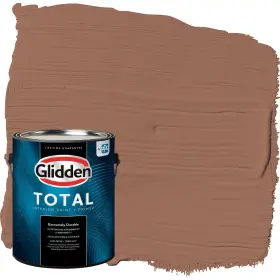 Glidden 193000870312 Total Interior Wall Paint And Primer All-in- Prairie Fire/beige Semi-gloss 1