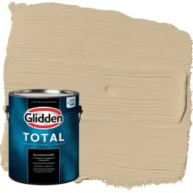 Glidden 193000870701 Total Interior Wall Paint And Primer All-in- Spiced Vinegar/beige Semi-gloss