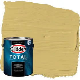 Glidden 193000870718 Total Interior Wall Paint And Primer All-in- Spicy Mustard/yellow Semi-gloss