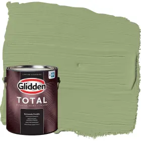 Glidden 193000872811 Total Exterior Paint And Primer All-in- Guacamole/green Flat 1 Gallon