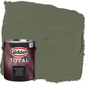 Glidden 193000878141 Total Exterior Paint And Primer All-in- All About Olive/green Satin 1 Gallon