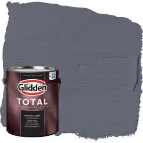 Glidden 193000878165 Total Exterior Paint And Primer All-in- Alley Cat/purple Satin 1 Gallon