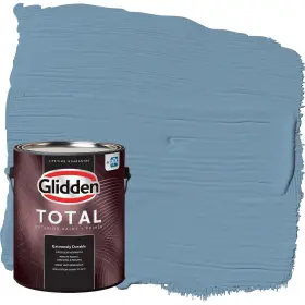 Glidden 193000878196 Total Exterior Paint And Primer All-in- American Anthem/blue Satin 1 Gallon