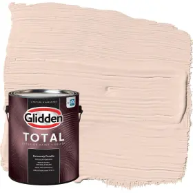 Glidden 193000878578 Total Exterior Paint And Primer All-in- Blush Beige/orange Satin 1 Gallon