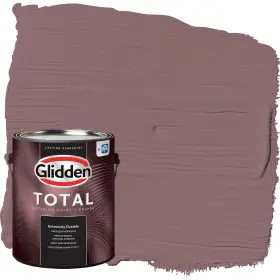 Glidden 193000878820 Total Exterior Paint And Primer All-in- Chocolate Sparkle/purple Satin 1 Gallon