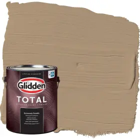 Glidden 193000880670 Total Exterior Paint And Primer All-in- Sauteed /beige Satin 1 Gallon
