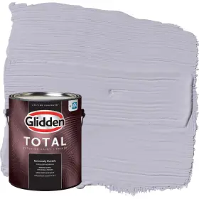 Glidden 193000880816 Total Exterior Paint And Primer All-in- Silverberry/purple Satin 1 Gallon