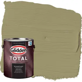 Glidden 193000881097 Total Exterior Paint And Primer All-in- Sweet Annie/green Satin 1 Gallon