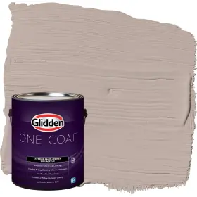 Glidden 193000969078 Coat 1 Gal. Thumper/beige Semi-gloss Exterior Paint With Primer